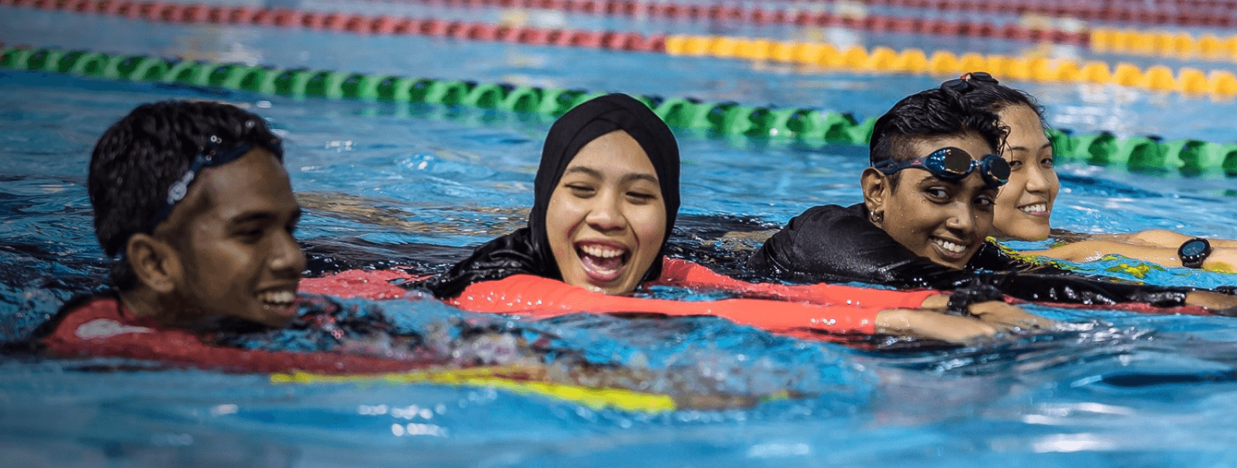 ADULTS LEARN TO SWIM