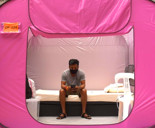 Home to almost 2000 migrants workers