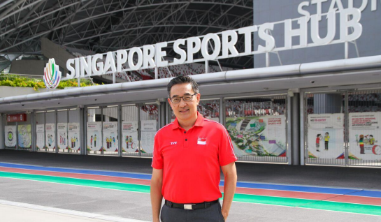 OLYMPIAN SETS HIS SIGHT TO WIN FOR SINGAPORE AS SPORTS HUB NEW CHIEF EXECUTIVE OFFICER