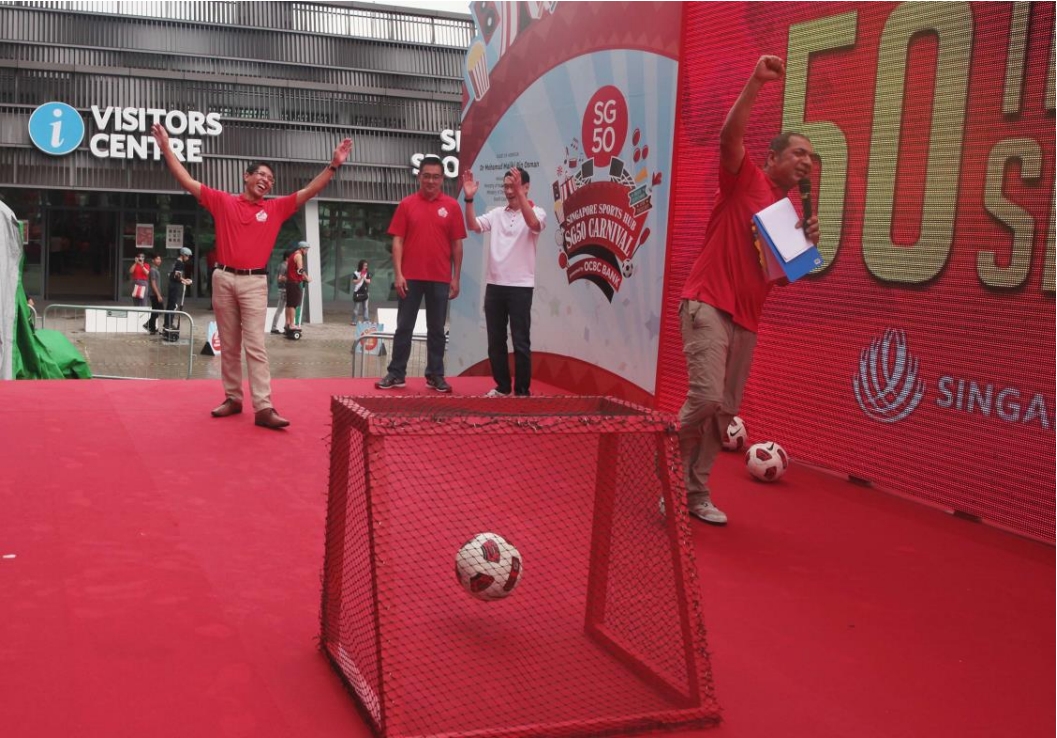 SG50 GOLDEN JUBILEE KICKS OFF AT SPORTS HUB