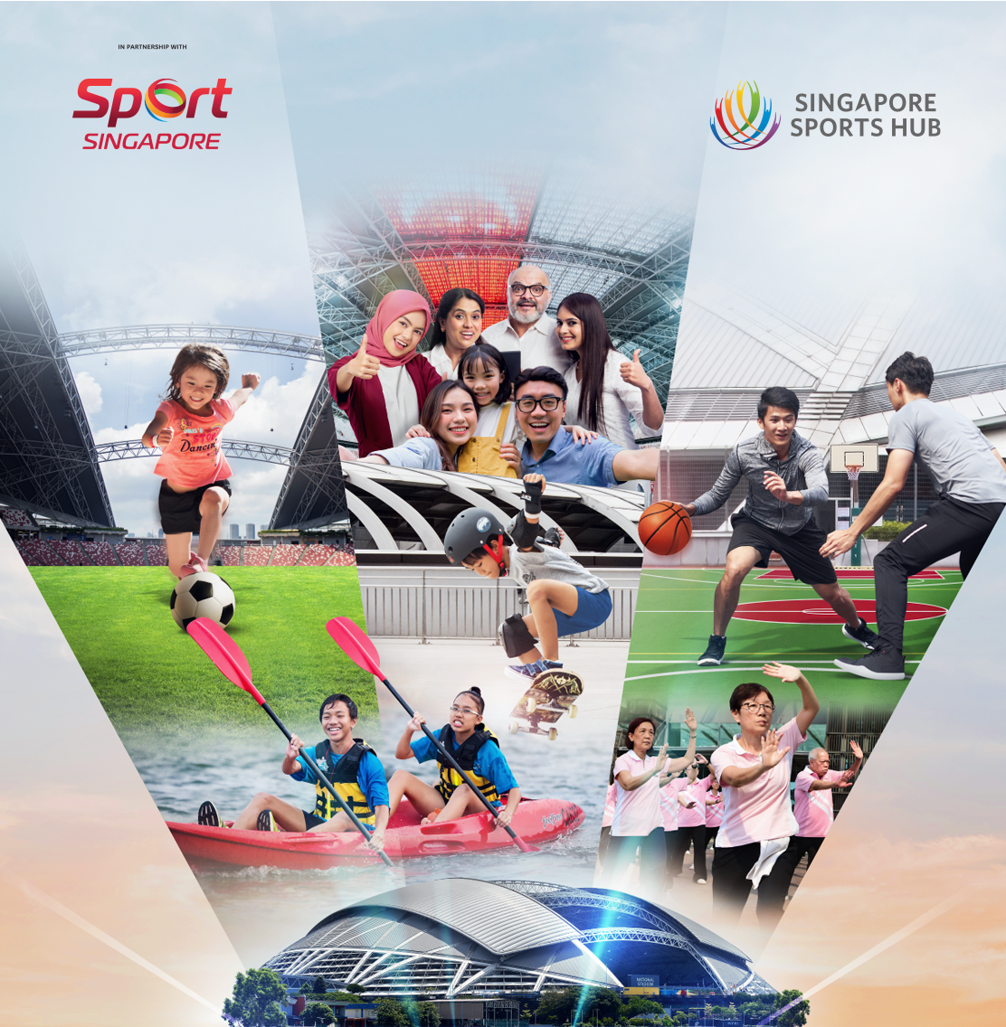 CELEBRATING A LIVELY NEW CHAPTER IN THE SINGAPORE SPORTS HUB STORY