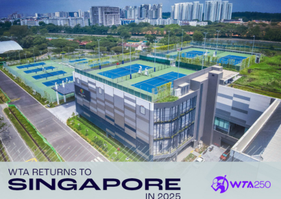 Kallang Tennis Hub hosts world-class tennis action as the Hologic WTA Tour comes to Singapore