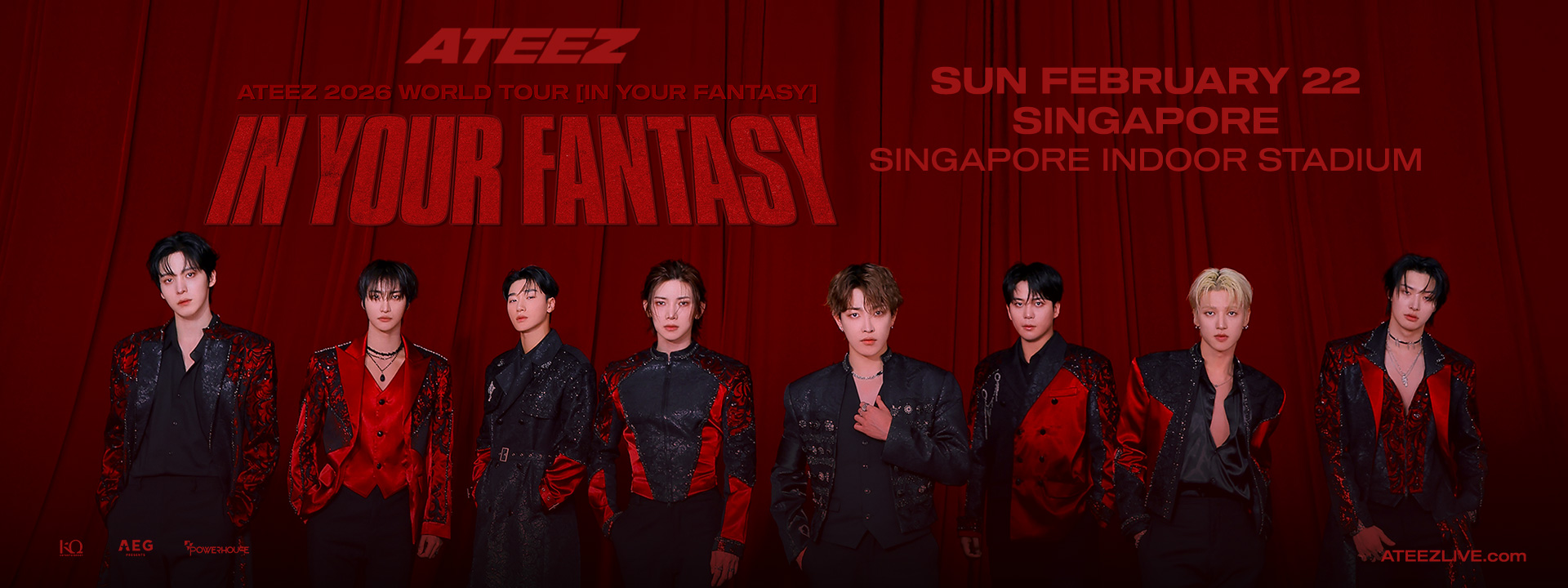 ATEEZ 2026 WORLD TOUR [IN YOUR FANTASY] IN SINGAPORE