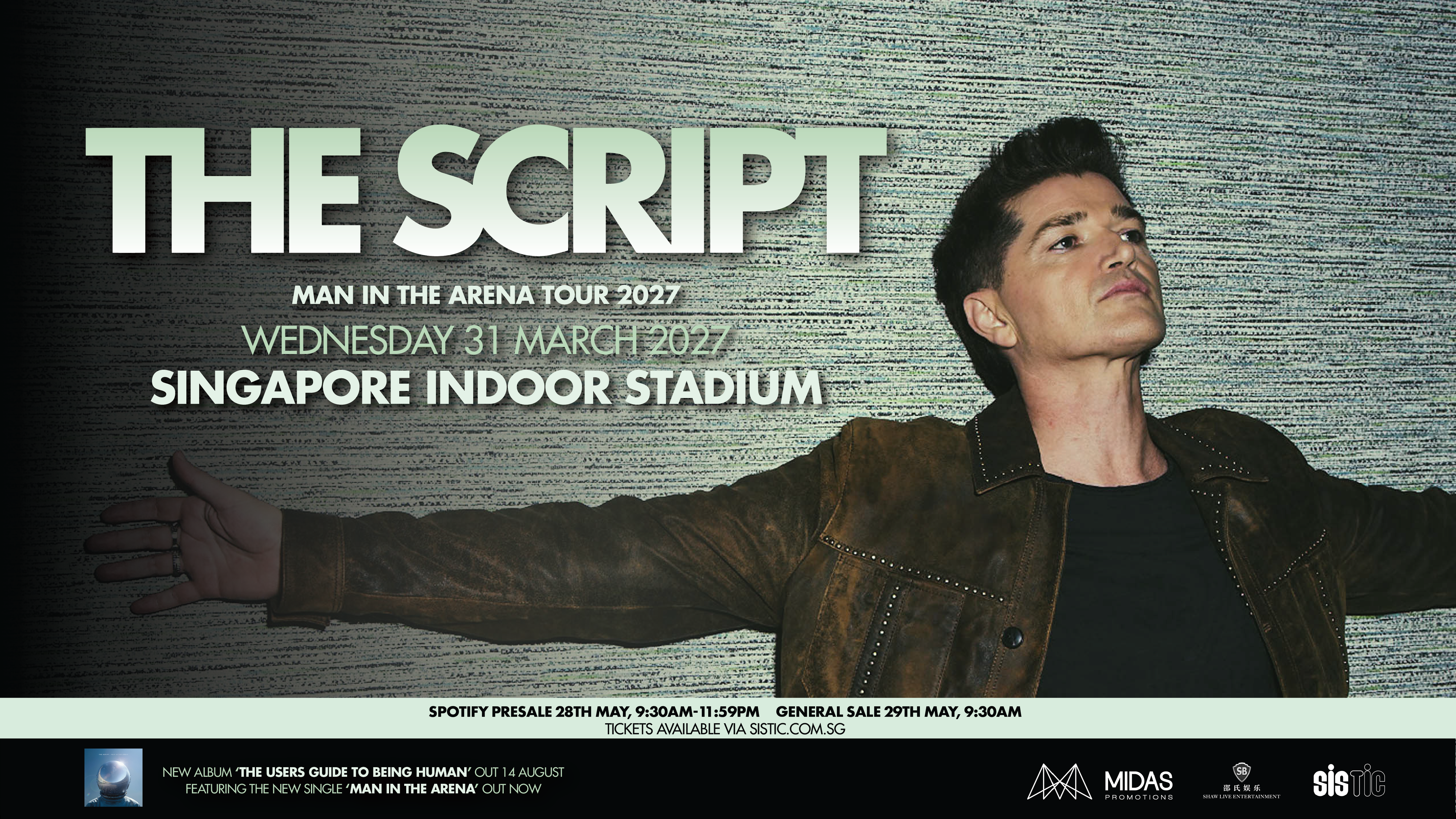 The Script “Man In The Arena” Tour