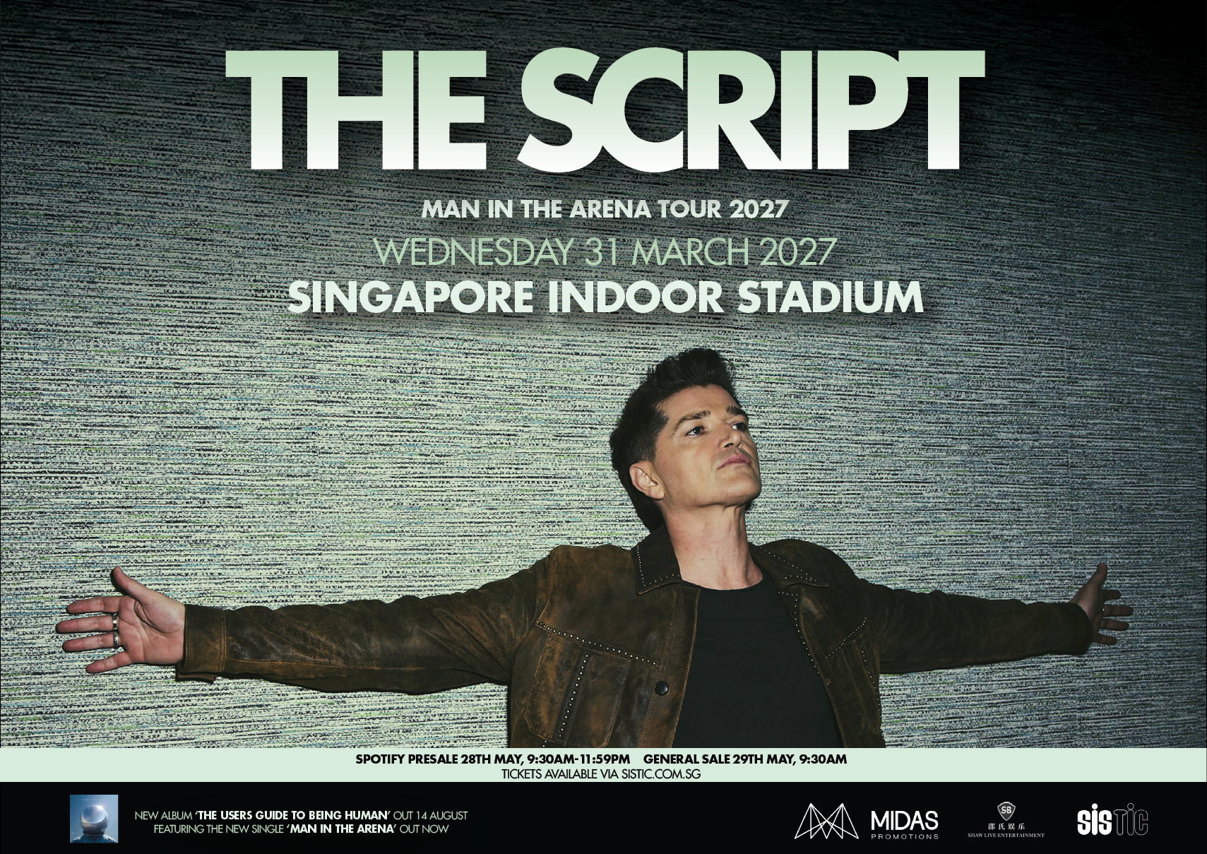 The Script “Man In The Arena” Tour