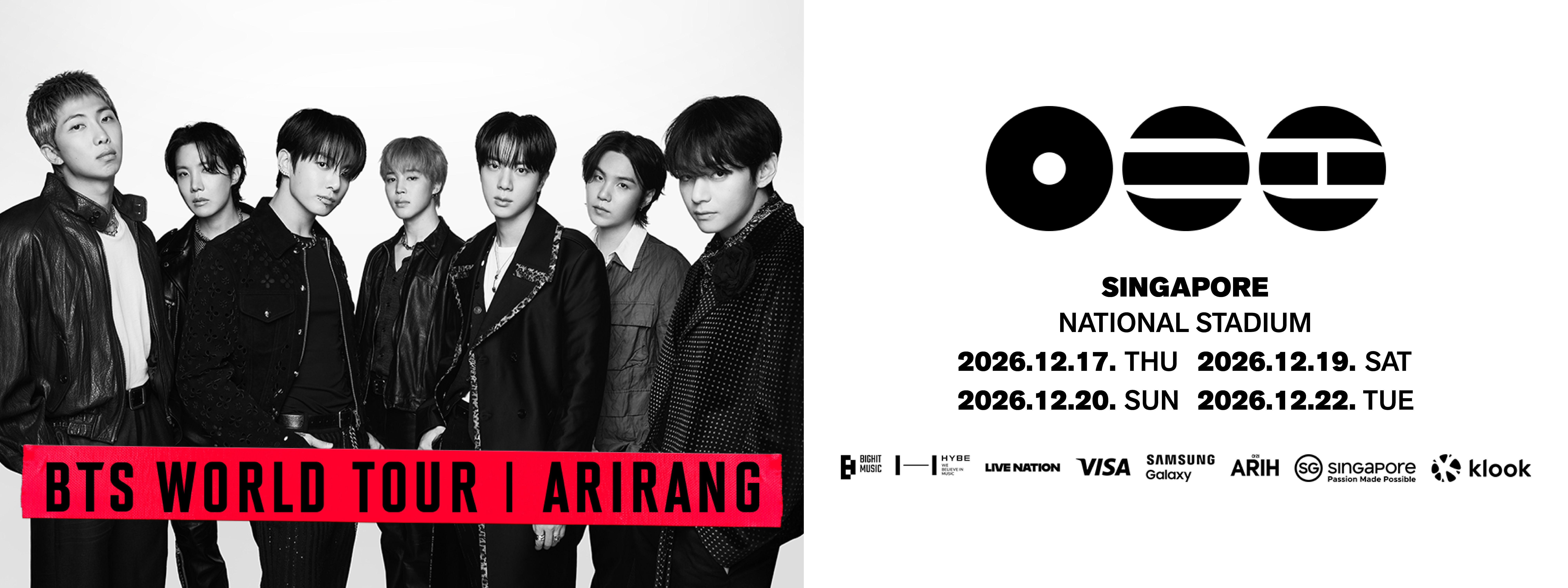 BTS WORLD TOUR 'ARIRANG' IN SINGAPORE