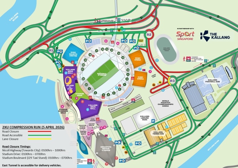 2XU Compression Run 2026 - traffic updates image